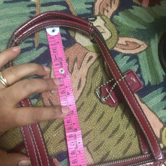 Authentic Coach Signature Striped Tote Bag - Picture 15 of 16